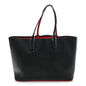 Calfskin Spikes East West Cabata Tote Black