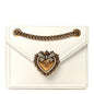 Smooth Calfskin Mini Devotion Envelope Bag White