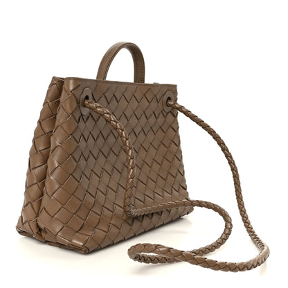 Nappa Intrecciato Small Andiamo Shoulder Bag Pinecone