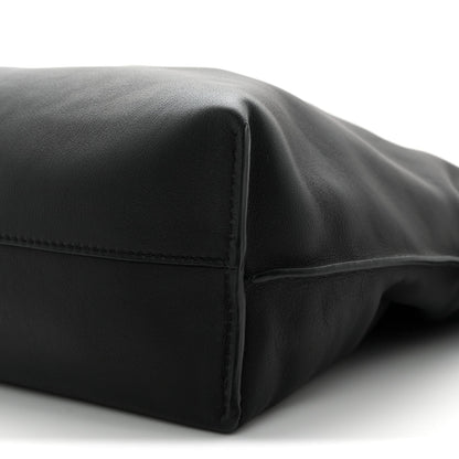 Nappa Medium Flamenco Knot Bag Black