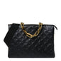 Lambskin Embossed Monogram Coussin MM Black