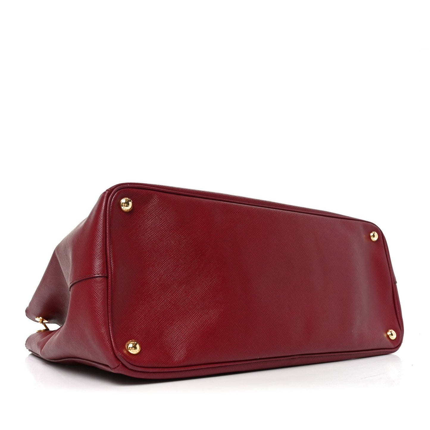 Saffiano Lux Extra Large Galleria Double Zip Tote Cherry