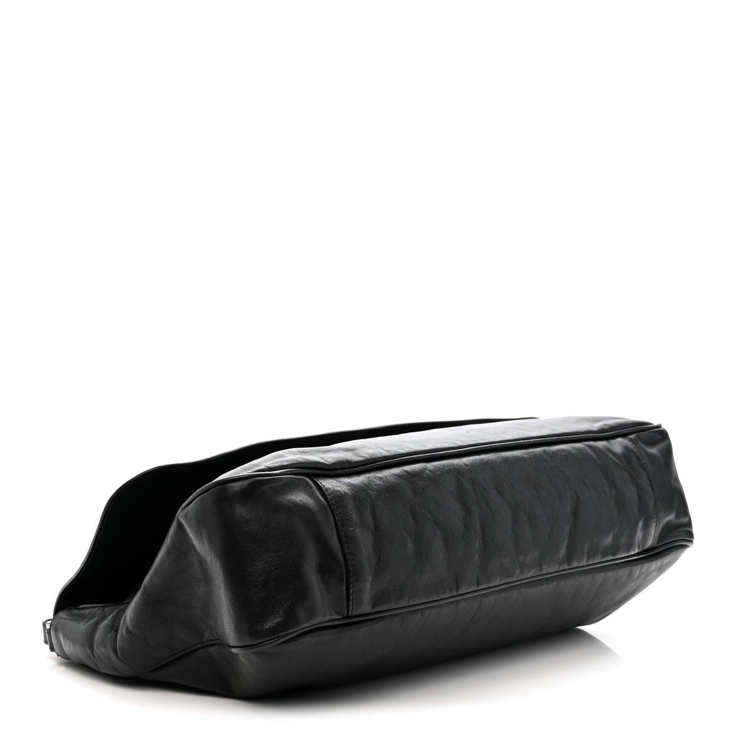 Agneau Large Grungy Messenger Black
