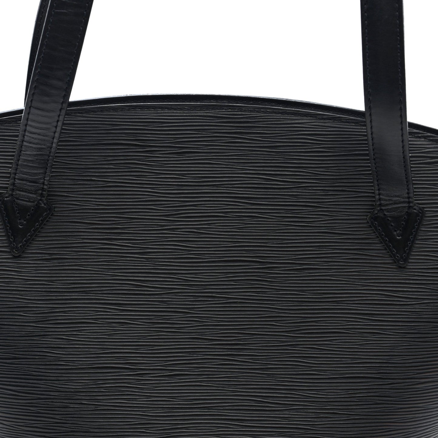 Epi Saint Jacques PM Long Straps Black