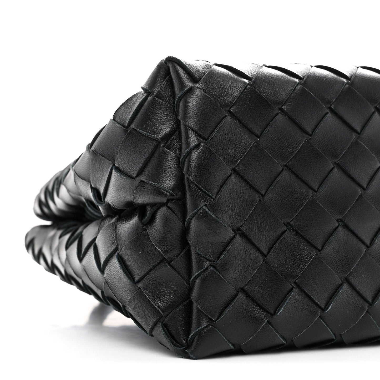 Nappa Intrecciato Small Andiamo Shoulder Bag Black