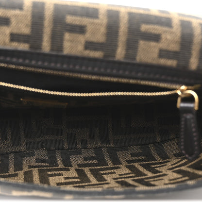 Fabric Jacquard FF 1974 Medium Baguette Tobacco Moro Black