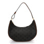 Triomphe Canvas Calfskin Ava Shoulder Bag Tan
