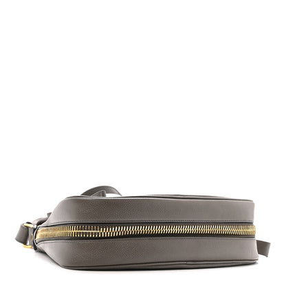 Calfskin Medium Shaded Jennifer Crossbody Bag Grey