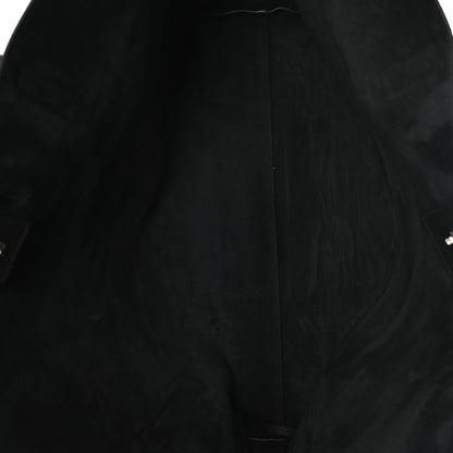 Calfskin Large Shopping Tote Black