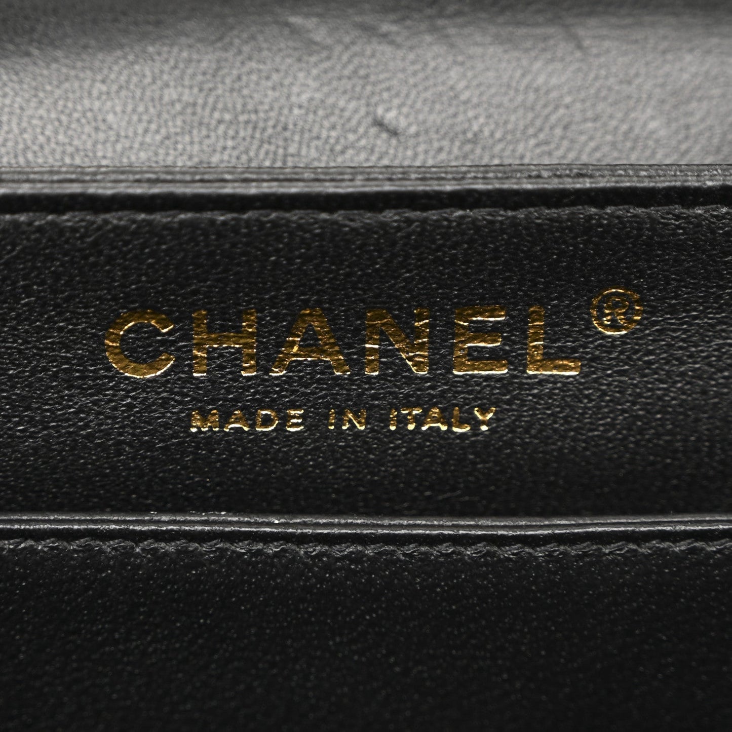 Suede Quilted Crystal Pearl CC Flap Black