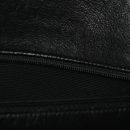 Caviar Large CC Shoulder Bag Black