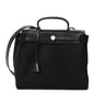 Toile Vache Calfskin Herbag 30 PM Ficelle Black