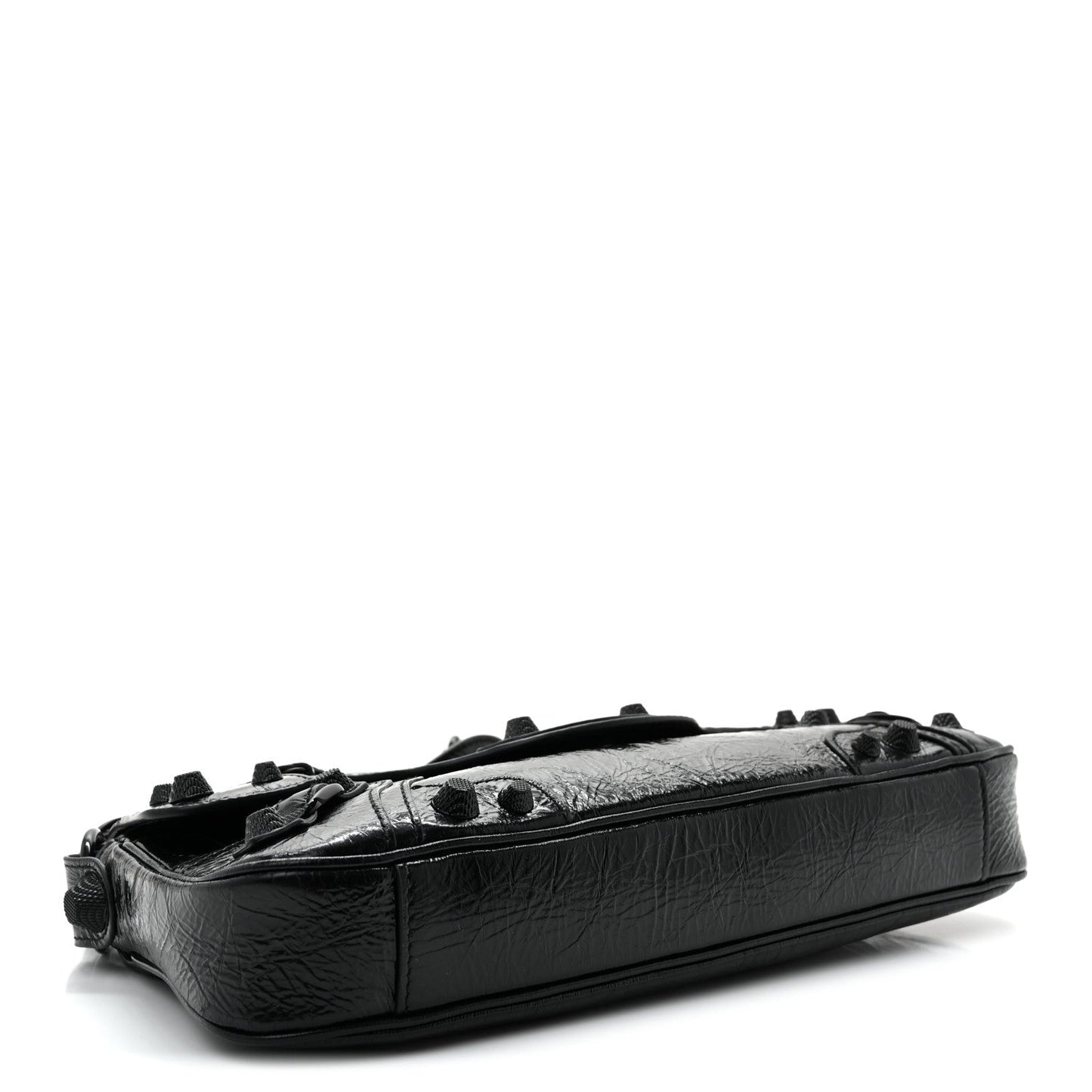 Agneau Arena Monochrome Small Le Cagole Sling Bag Black