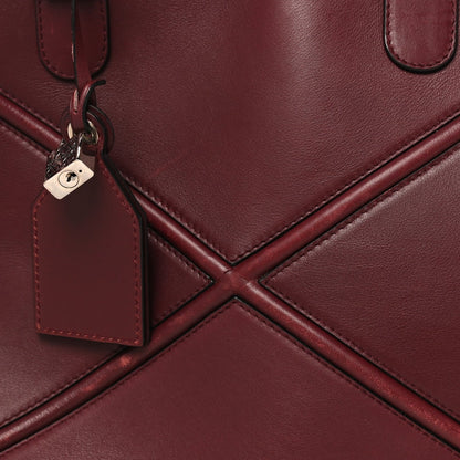Calfskin Travel Bag Burgundy