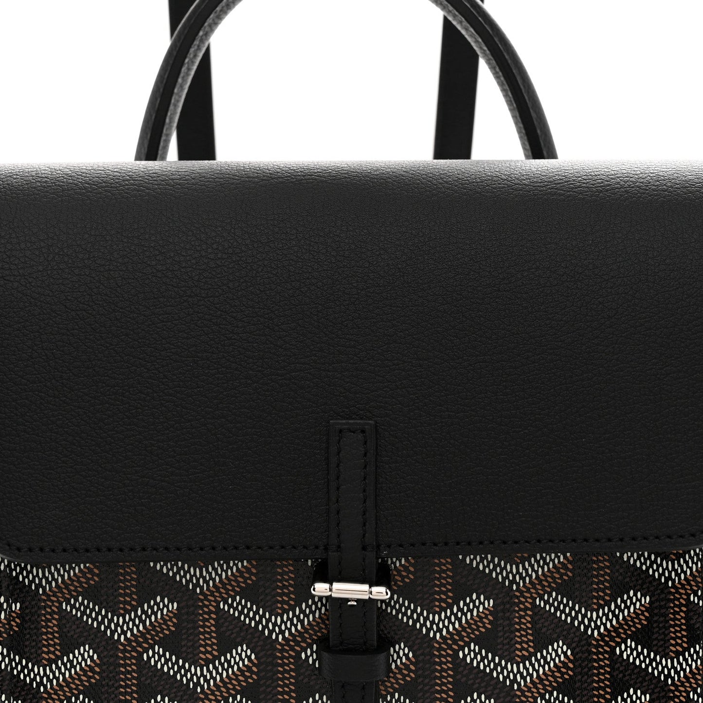 Goyardine Calfskin Mini Alpin Backpack Black