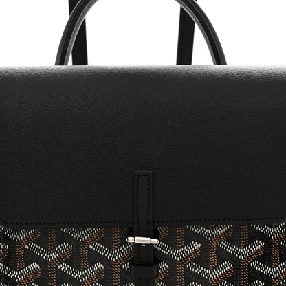 Goyardine Calfskin Mini Alpin Backpack Black
