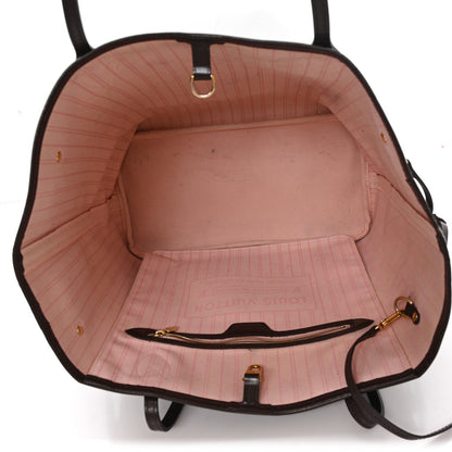 Damier Ebene Neo Neverfull MM Rose Ballerine