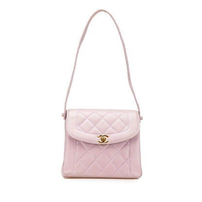 Chanel Diana Matelasse Lambskin Shoulder Bag
