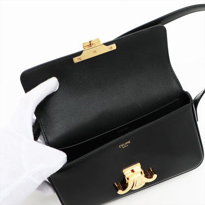 ITEM 8 - Celine Triomphe Shoulder Bag Black