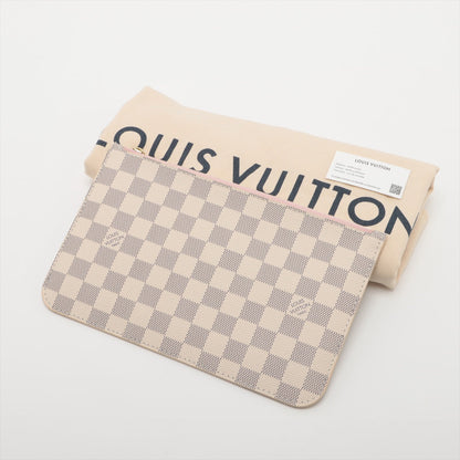 Louis Vuitton Damier Azur Neverfull MM Shoulder Bag