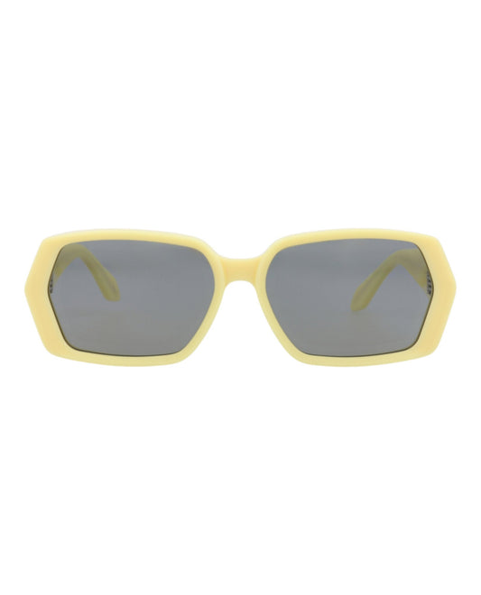 Alaia Womens Square/Rectangle Yellow Yellow Grey Fashion Designer Eyewear
