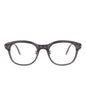 Alexander McQueen Mens Round/Oval Grey Ruthenium Transparent Fashion Designer Eyewear