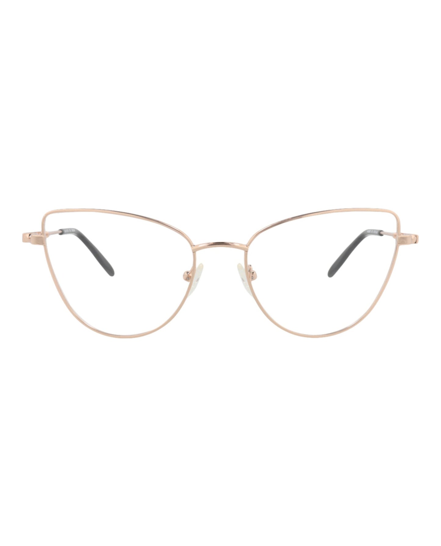 Alexander McQueen Womens Cat Eye Gold Gold Transparent Fashion Designer Eyewear