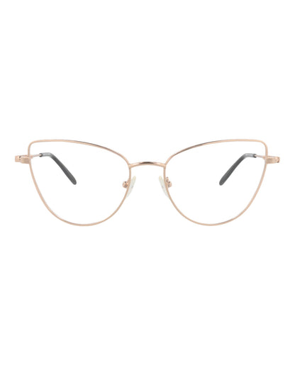 Alexander McQueen Womens Cat Eye Gold Gold Transparent Fashion Designer Eyewear