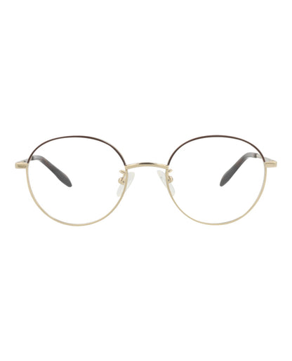 Alexander McQueen Unisex Round/Oval Gold Gold Transparent Fashion Designer Eyewear