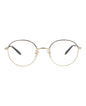 Alexander McQueen Unisex Round/Oval Gold Gold Transparent Fashion Designer Eyewear