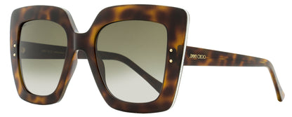 Jimmy Choo Square Sunglasses Auri /G 086HA Havana 53mm Havana