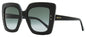Jimmy Choo Square Sunglasses Auri /G 8079O Black 53mm Black
