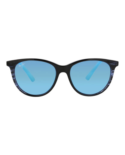 Maui Jim Womens Round/Oval Blue Blue Blue Fashion Designer Eyewear