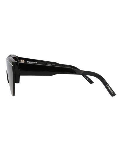 Balenciaga Unisex Shield/Wrap Black Black Grey Fashion Designer Eyewear