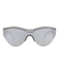 Balenciaga Unisex Shield/Wrap Grey Grey Silver Fashion Designer Eyewear