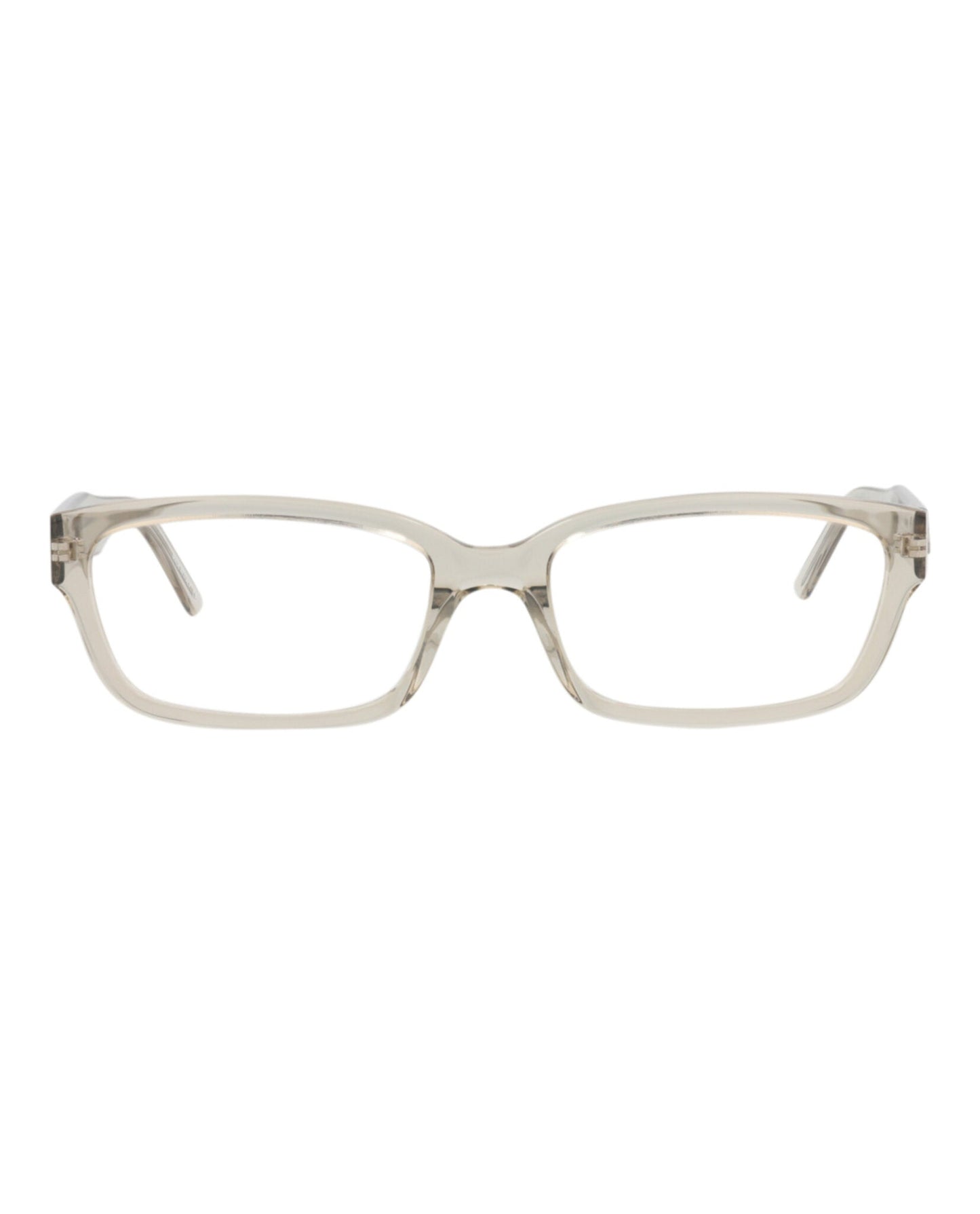 Balenciaga Womens Square/Rectangle Beige Beige Transparent Fashion Designer Eyewear