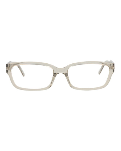 Balenciaga Womens Square/Rectangle Beige Beige Transparent Fashion Designer Eyewear