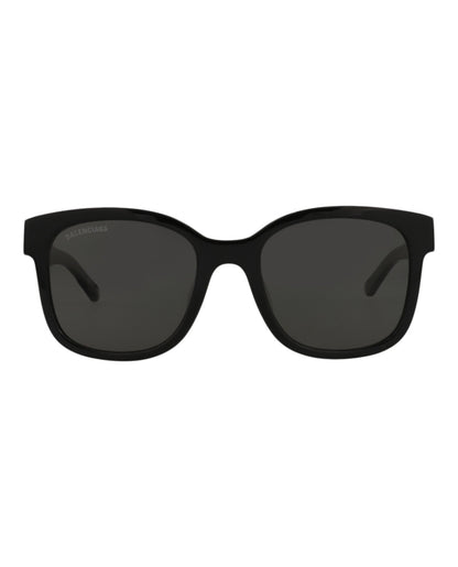 Balenciaga Unisex Square/Rectangle Black Black Grey Fashion Designer Eyewear