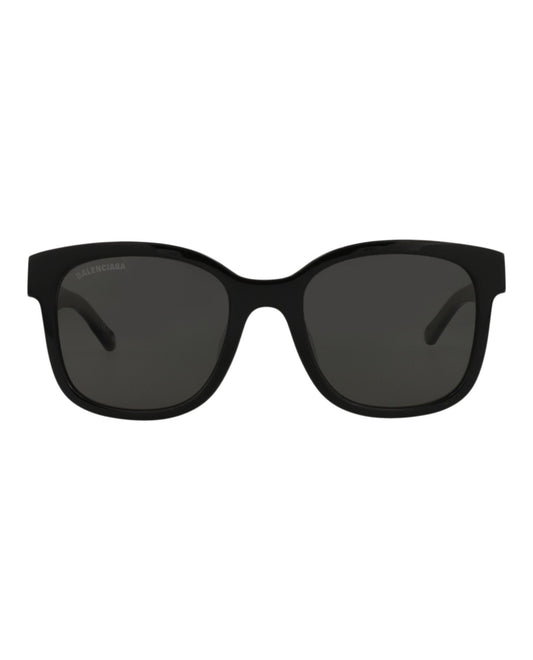 Balenciaga Unisex Square/Rectangle Black Black Grey Fashion Designer Eyewear