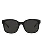 Balenciaga Unisex Square/Rectangle Black Black Grey Fashion Designer Eyewear