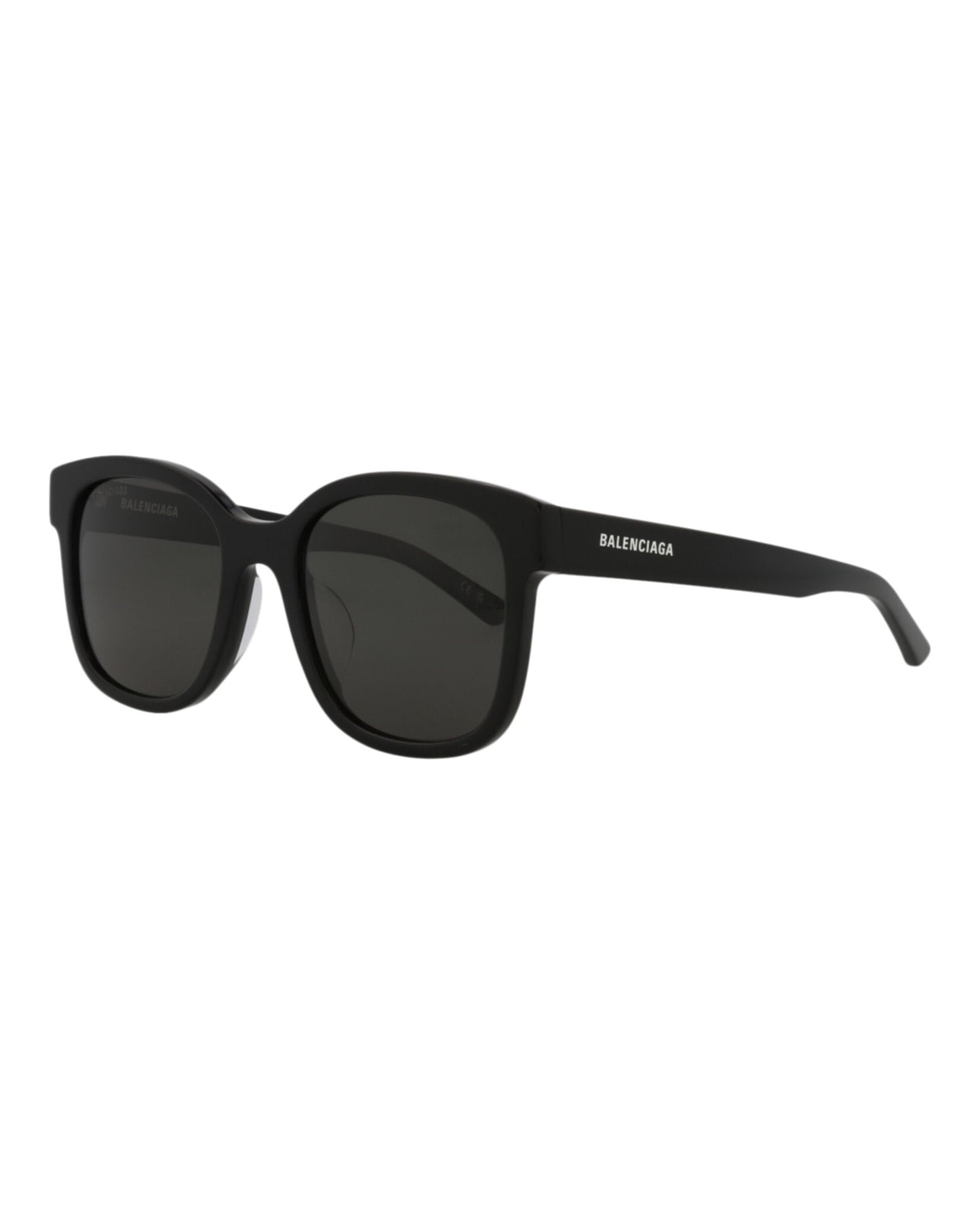 Balenciaga Unisex Square/Rectangle Black Black Grey Fashion Designer Eyewear