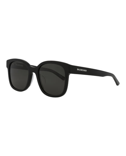 Balenciaga Unisex Square/Rectangle Black Black Grey Fashion Designer Eyewear