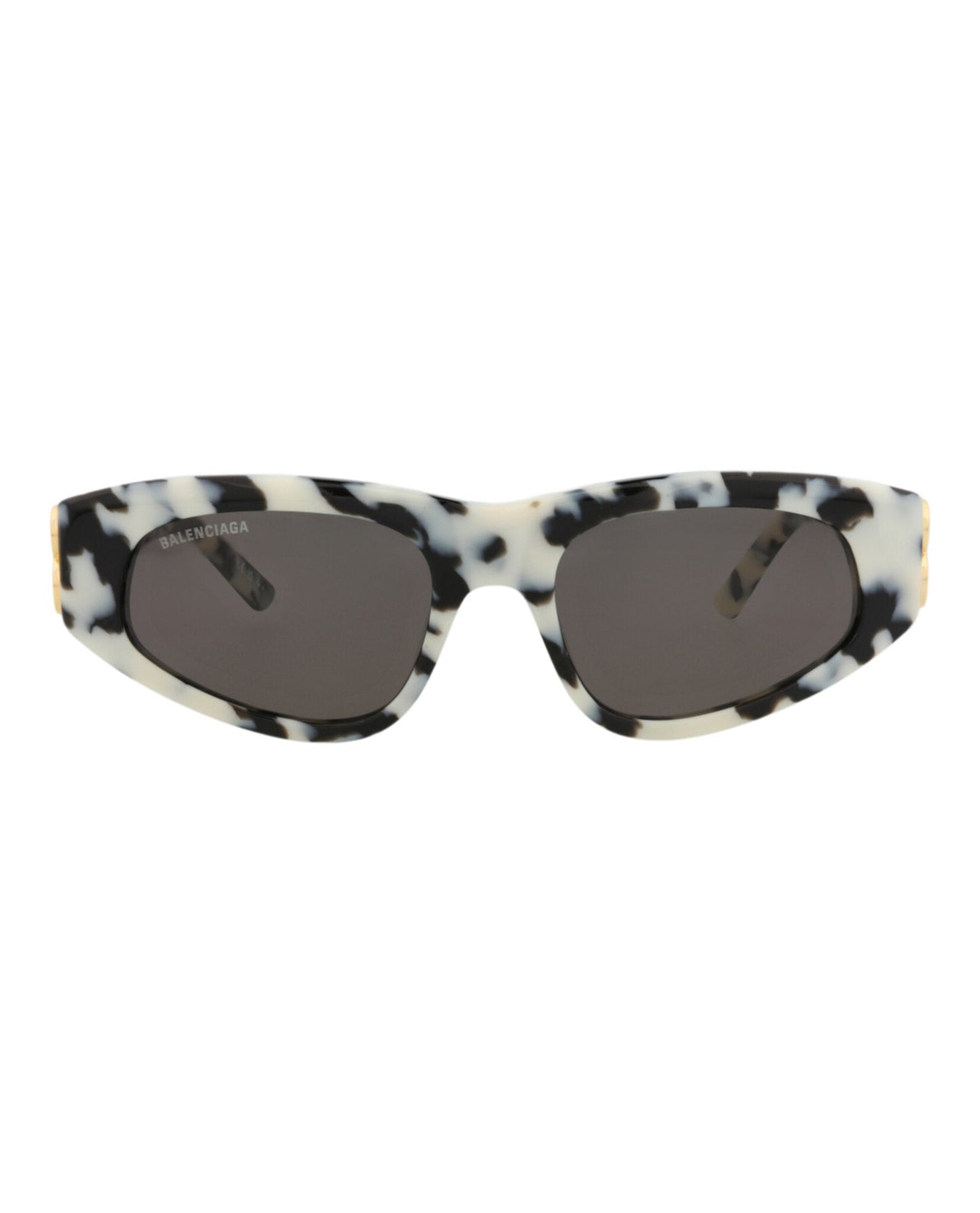 Balenciaga Womens Cat Eye Havana Gold Grey Fashion Designer Eyewear