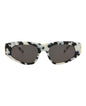 Balenciaga Womens Cat Eye Havana Gold Grey Fashion Designer Eyewear