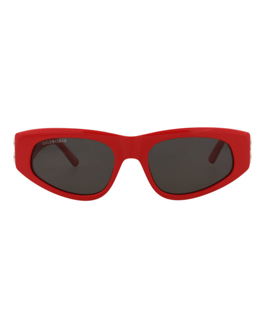 Balenciaga Womens Cat Eye Red Silver Grey Fashion Designer Eyewear