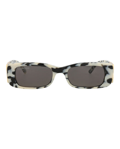 Balenciaga Womens Square/Rectangle Havana Gold Grey Fashion Designer Eyewear