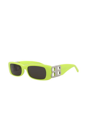Balenciaga Womens Square/Rectangle Yellow Silver Grey Fashion Designer Eyewear