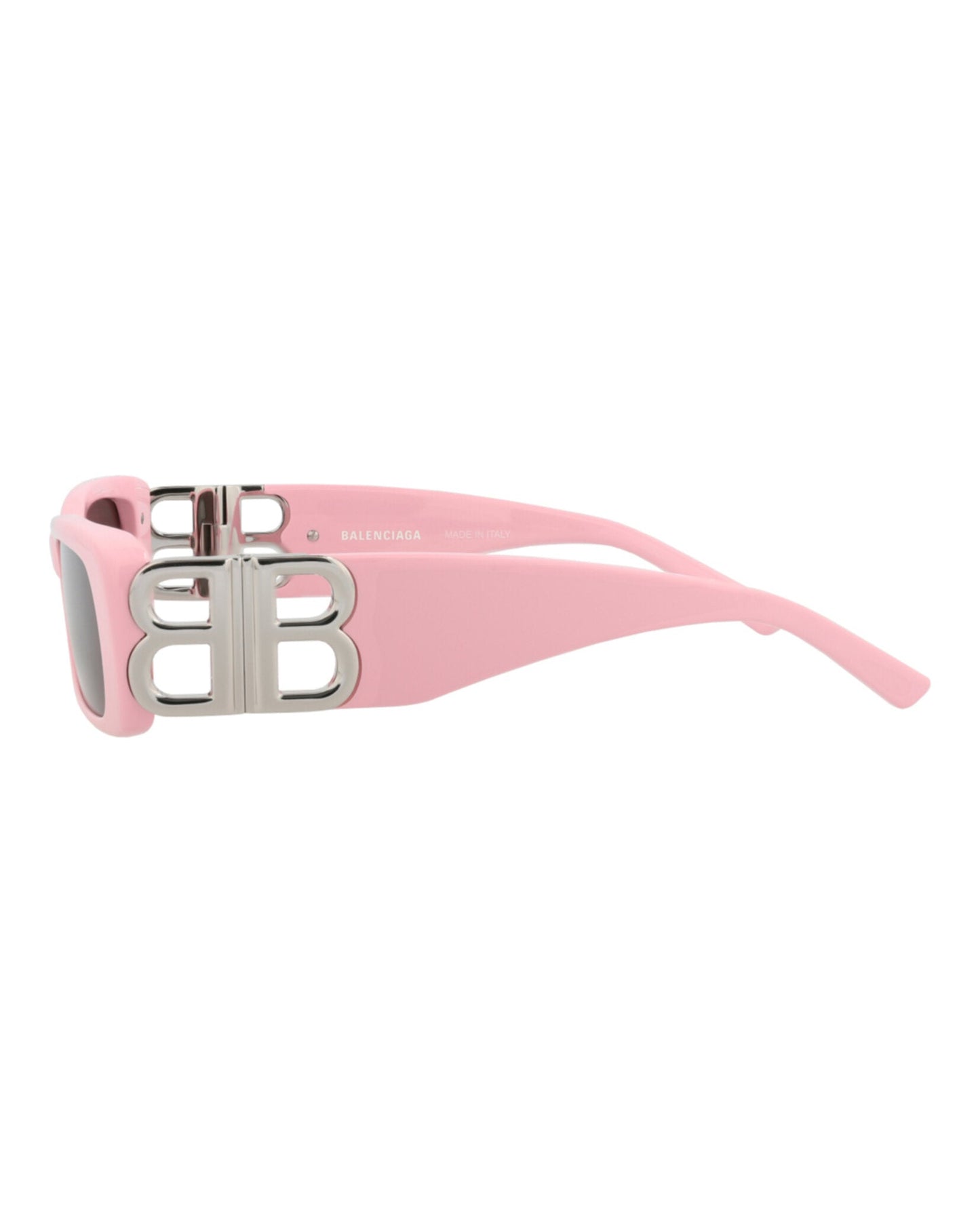 Balenciaga Womens Square/Rectangle Pink Silver Grey Fashion Designer Eyewear
