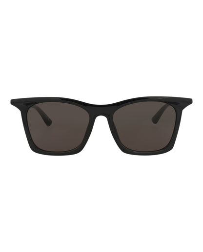 Balenciaga Unisex Square/Rectangle Black Black Grey Fashion Designer Eyewear