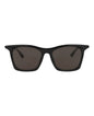 Balenciaga Unisex Square/Rectangle Black Black Grey Fashion Designer Eyewear